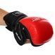 Рукавиці Краби спарингові для MMA Zelart BO-4612 розмір M колір білий-чорний
