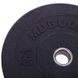 Бамперные диски резиновые Bumper Plates Zelart TA-2676-10 51мм 10кг черный