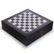 Шахматы, домино, карты 3 в 1 деревянные черные 24 x 24 см W2650
