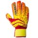 Перчатки вратарские с защитными вставками на пальцы REUSCH желто-красные FB-915B, 10