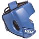 Шлем боксерский закрытый кожаный синий VELO VL-2219