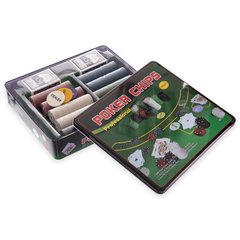 Покерный набор 500 фишек в металлической коробке IG-3006