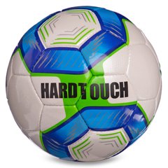 Мяч для футбола №5 CRYSTAL HARD TOUCH бело-сине-зеленый FB-2362