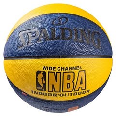 Баскетбольный мяч Spalding №7 PU желто-синий 6SP-7PUYB