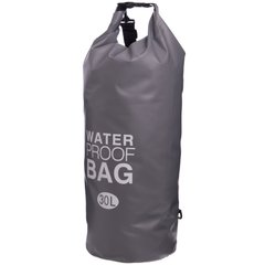 Водонепроницаемый гермомешок Zelart Waterproof Bag TY-6878-30 цвет серый