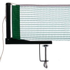 Сетка для настольного тенниса с винтовым креплением GIANT DRAGON GD518, Зелёный