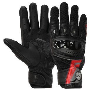 Моторукавиці короткі для міста із захистом SCOYCO Sensor Touch TG03 розмір M колір чорний