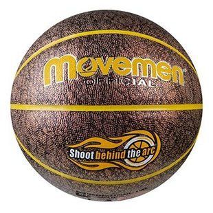 М'яч баскетбольний №7 PU Movemen гліттер Indoor/Outdoor коричневий MNG7-PU/50-3