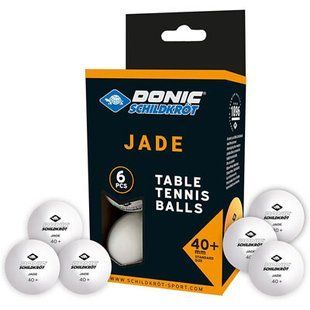 Набор мячей для настольного тенниса 6 шт Donic Jade ball 40+ белые 618371