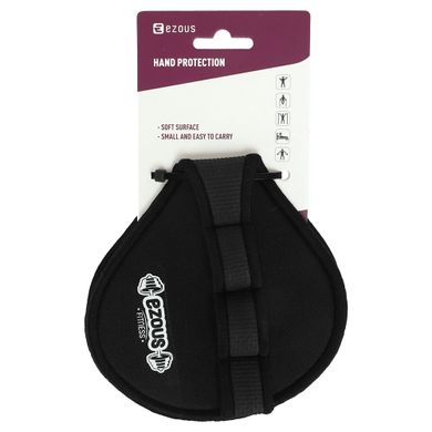 Накладки атлетические нескользящие Грипад GRIPAD WorkOut HAND PROTECTION EZOUS D-01 цвет черный