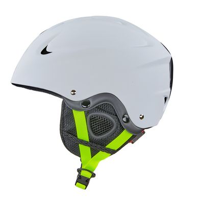 Шлем горнолыжный с механизмом регулировки MS-6288 белый матовый S (51-55)