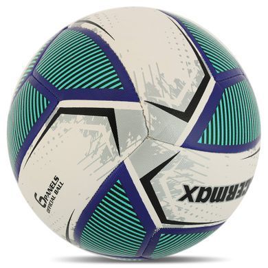 Мяч футбольный HYBRID SOCCERMAX FB-4120 цвет белый-синий