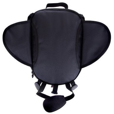Сумка на бак мотоцикла на магнитах с окном под телефон Tank Bag KOMINE M-2844 32х22х21см черный