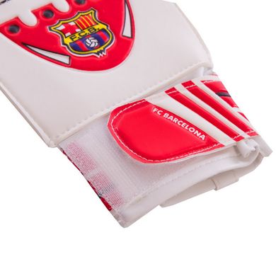 Футбольные перчатки подростковые BARCELONA FB-0029-05, 5