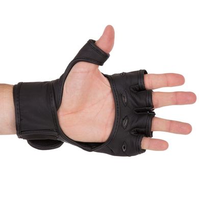 Перчатки для смешанных единоборств кожаные MMA VL-3098, L