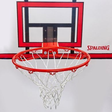 Щит баскетбольний з кільцем та сіткою SPALDING NBA COMBO 79351CN розмір 108x73см кільце &oslash;49см