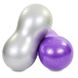 Мяч для фитнеса Арахис (фитбол) сатин 45смх90см FI-7135, Фиолетовый