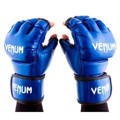 Перчатки для ММА Venum Flex синие VM364, S