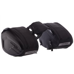 Боковые сумки на мотоцикл (2 кофра текстильных) 45х30х20см KOMINE B1207, Черный