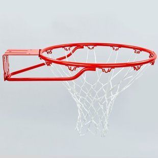 Кільце баскетбольне з сіткою для щита SPALDING STANDARD 7811SCNR &oslash;46см червоний