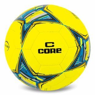 Мяч футбольный CORE HI VIS1000 CR-018 №5 PU лимонный