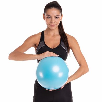 Мяч для пилатеса и йоги Pilates ball Mini Pastel Zelart FI-5220-25 25см бирюзовый