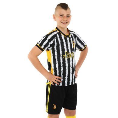 Форма футбольна дитяча із символікою футбольного клубу JUVENTUS домашня 2024 Zelart CO-6311 розмір 26, вік 12років, зріст 140-145