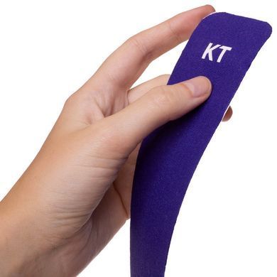 Кінезіо тейп нарізаний для обличчя та тіла Kinesio tape KTTP ORIGINAL Zelart BC-4786 колір фіолетовий
