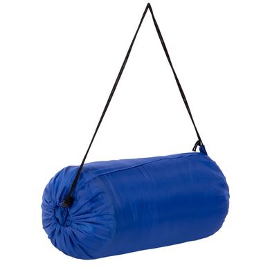 Спальный мешок одеяло с капюшоном (220*75 см) синий SY-068, Синий