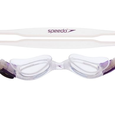 Очки для плавания женские SPEEDO FUTURA BIOFUSE 8080357239, Бело-фиолетовый