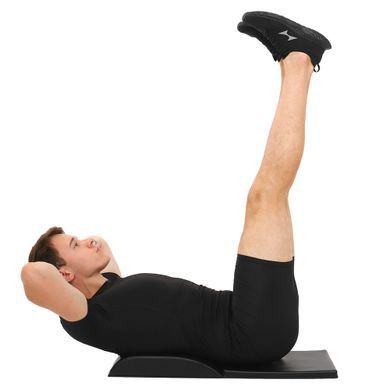 Мат для преса подушка під поперек подвійний Абмат AB MAT D1FITNESS FI-5124 колір чорний