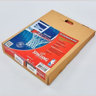 Кільце баскетбольне з сіткою для щита SPALDING STANDARD 7811SCNR &oslash;46см червоний