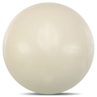 Фітбол м'яч для фітнесу сатин BLOOM LB7051-75 колір білий