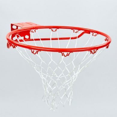 Кільце баскетбольне з сіткою для щита SPALDING STANDARD 7811SCNR &oslash;46см червоний
