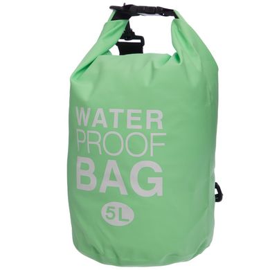 Гермомешок водонепроницаемый Waterproof Bag 5 л TY-6878-5, Салатовый