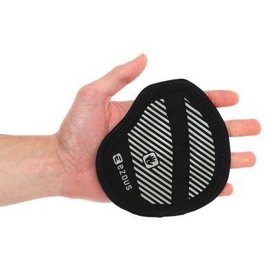 Накладки атлетические нескользящие Грипад GRIPAD WorkOut ROUND HAND PROTECTION EZOUS D-02 цвет черный