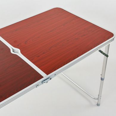 Стол складной для пикника (стол+4стула) 60х120см 8278, Коричневый
