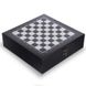 Шахматы, покер 2 в 1 деревянные 24 x 24 см черные W2624