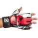 Перчатки для единоборств MMA PU ZELART черно-красные BO-1319, L