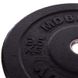 Бамперные диски резиновые Bumper Plates Zelart TA-2676-2_5 51мм 2,5кг черный