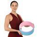 Колесо для йоги масажне Zelart Fit Wheel Yoga FI-2438 блакитний-рожевий
