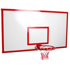 Щит баскетбольный металлический 180x105 см LA-6275