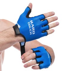 Перчатки для фитнеca HARD TOCH FG-004, Черно-синий