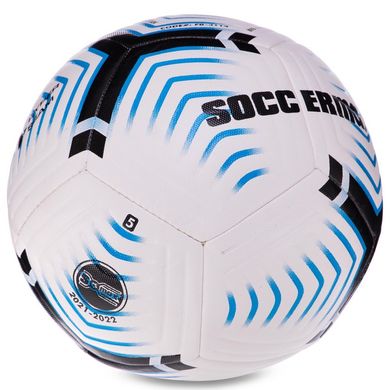 Мяч футбольный HYBRID SOCCERMAX FIFA FB-3114 цвет белый-черный-бордовый