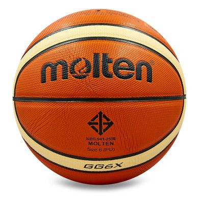 Баскетбольный мяч PU №6 MOLTEN BGG6X