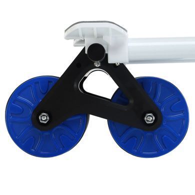 Тренажер роликовий для преса зі зворотним механізмом та упором на лікті Zelart AB ROLLER FI-9375 чорний-синій