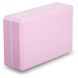 Блок для йоги (23х15х7,5см) FI-1714, Розовый