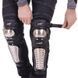 Комплект мотозащиты наколенники и налокотники Zelart PRO X HJ-01 черный