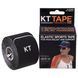 Кінезіо тейп нарізаний для обличчя та тіла Kinesio tape KTTP ORIGINAL Zelart BC-4786 колір чорний