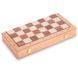Шахматы, шашки 2 в 1 деревянные 43 x 43 см W9042